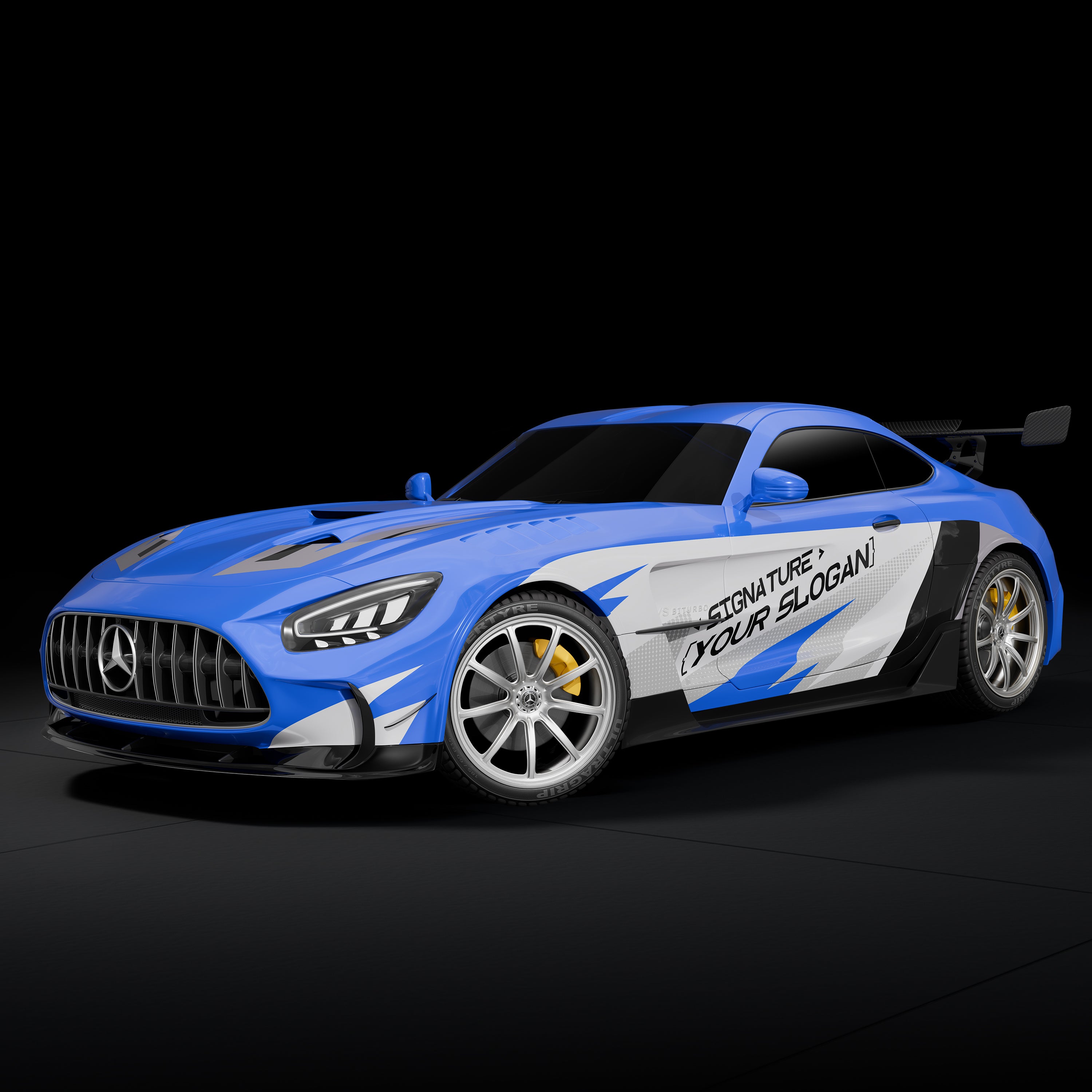Stock Design-Blue Cut