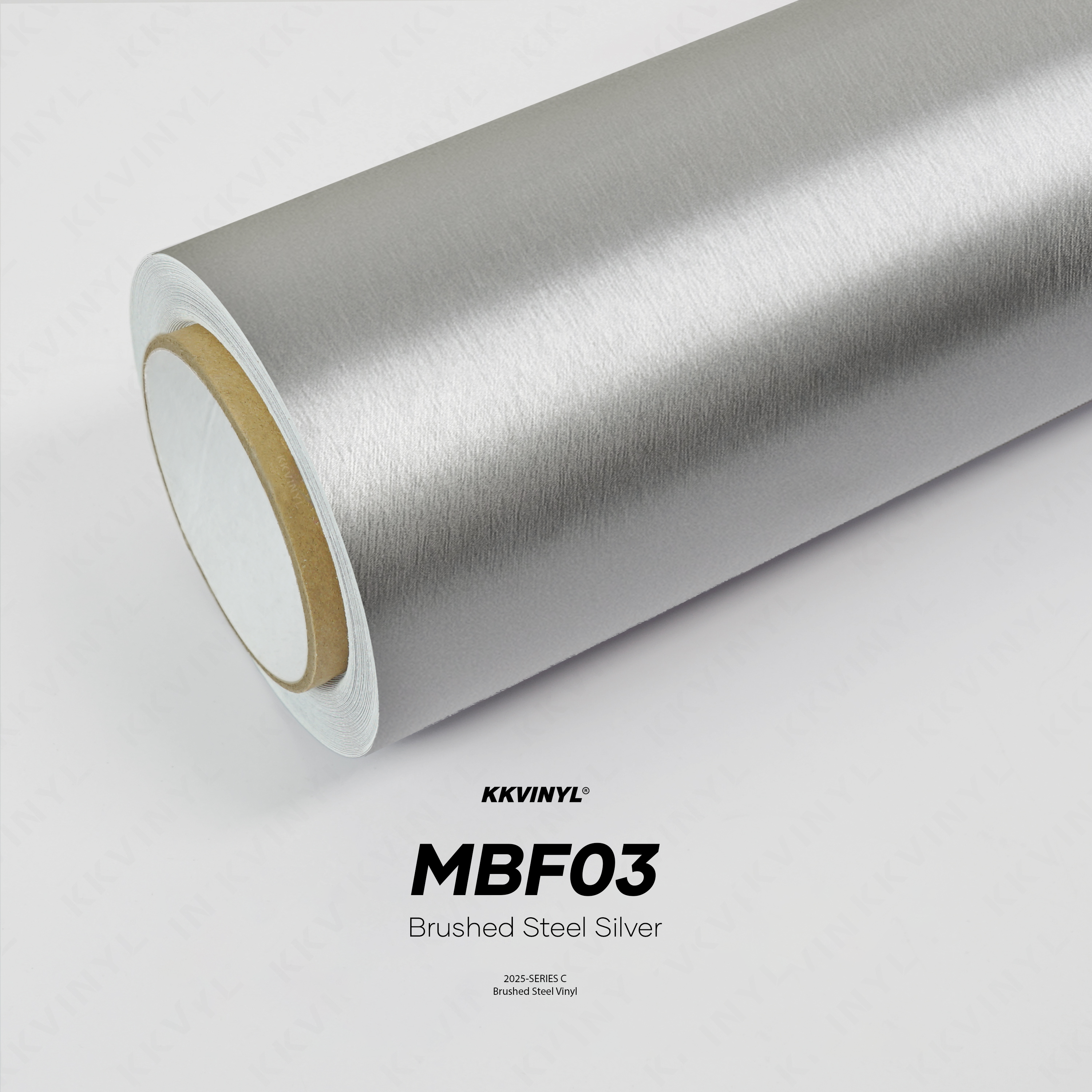 KKVINYL Brushed  Steel Vinyl