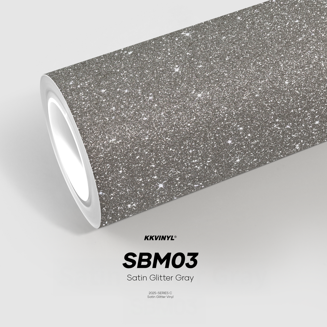 KKVINYL Satin Glitter Vinyl