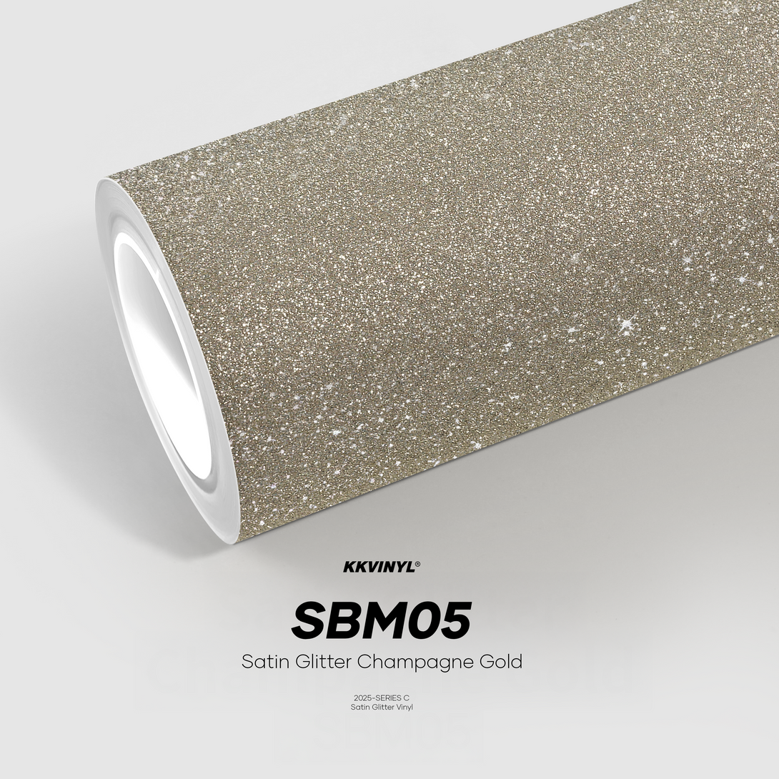 KKVINYL Satin Glitter Vinyl